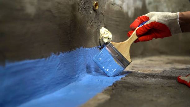 Commercial Basement Waterproofing project at a Highland, IL business property by SJ Waterproofing Pros